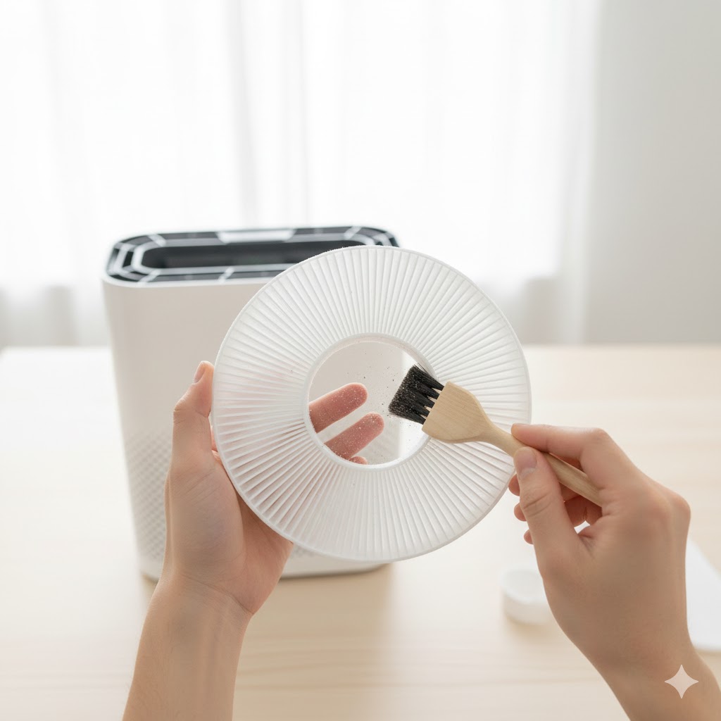 가샤드 A1 마스크 용접 및 페인트 작업 현장 사용 예시 편안한 분위기 이미지