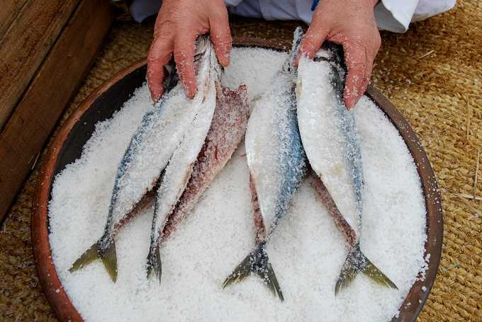 국산 염장 중품 고등어